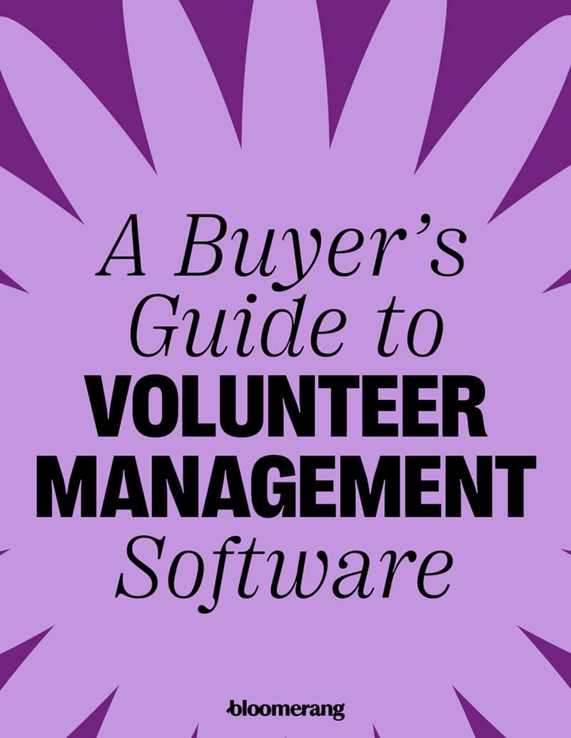 Buyer's guide to donor management software ebook cover