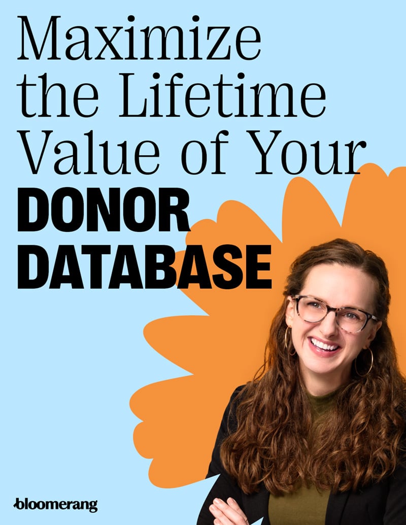Maximize the lifetime value of your donor database ebook cover